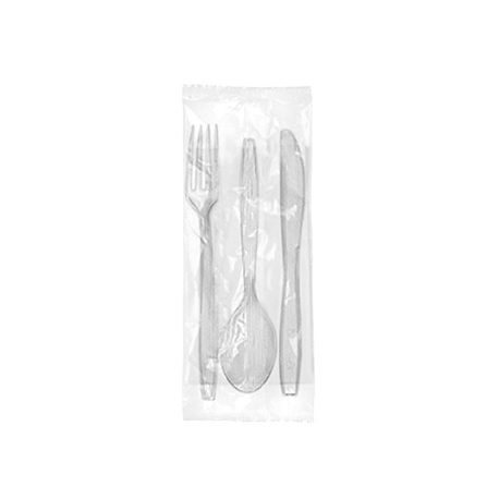 TRIS Medium Fork+Knife+Spoon+Tissue 180mm 