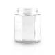 Borcan hexagonal 196ml to 58mm